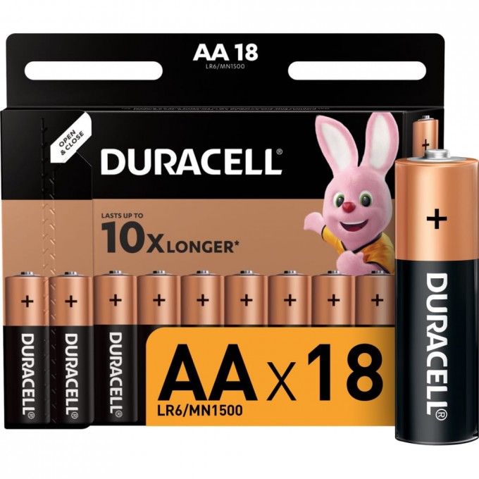 Батарейка DURACELL LR6-18BL BASIC B0014448
